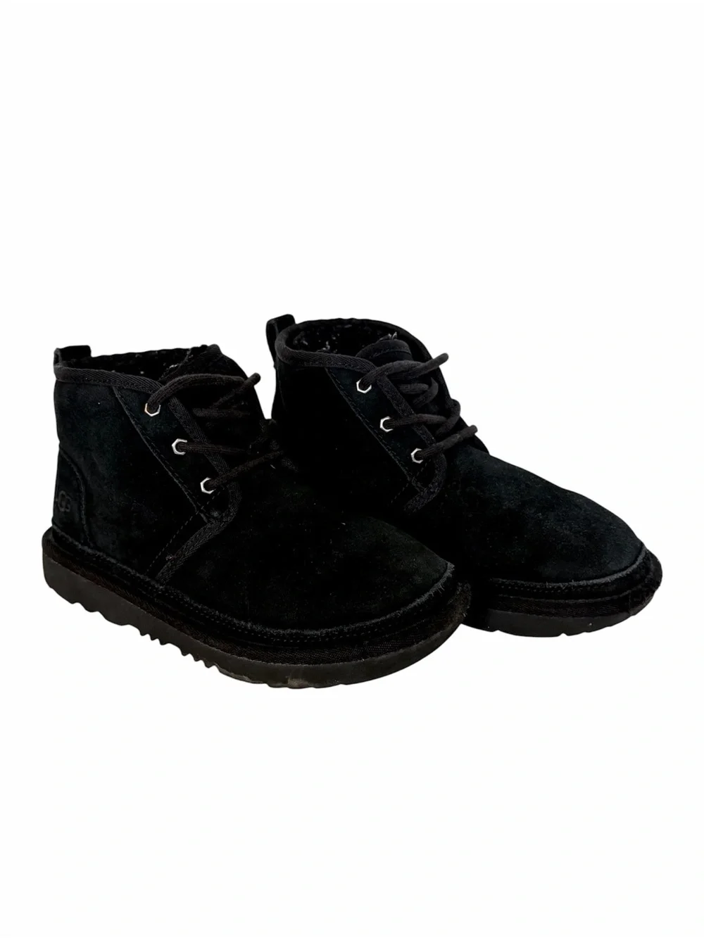 UGG Kids Black Nuemel II Chukka Boots Size 2Y